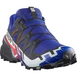 boty Salomon Speedcross 6 GTX Equipe - Surf The Web/Fiery Red/White 44 2/3