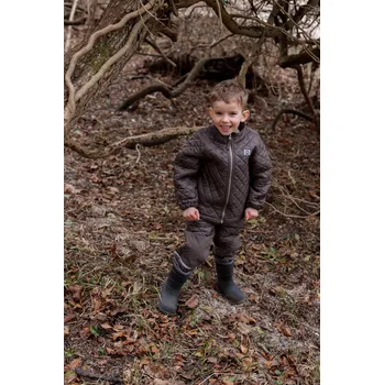 Kojenecká souprava MIKK-LINE Dětský termo set bunda a kalhoty hnědý Chocolate Chip – Velikost: 74 Modrá 74