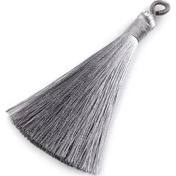 Střapec délka 80 mm, malé, 8 šedá holubí