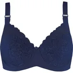 Linaise Kary luxusní krajková podprsenka široká ramínka 1670 100E tmavě modrá
