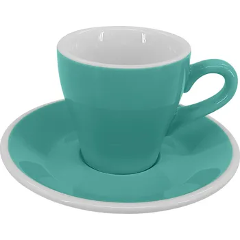 by inspire Presso šálek s podšálkem Milano, 75 ml, tyrkysový