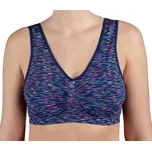 EVONA a.s. Dámská sportovní podprsenka FLO modrá/melír - PODPR.FLO MODRÁ/MELÍR L/XL