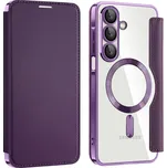 Techsuit - SmartMag Book - Samsung Galaxy A17 5G - fialové