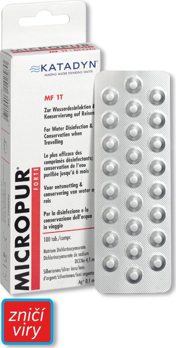 Katadyn Tablety MICROPUR FORTE MF 1T 25 tablet