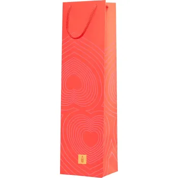 Dárková taška Dárková taška červená – malá lesklá