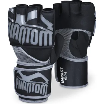 Fitness rukavice Neoprenové Gelové rukavice PHANTOM Impact - černé S/M