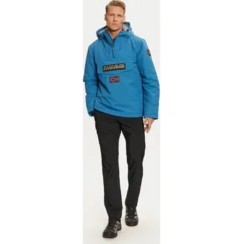 Pánská větrovka Napapijri Bunda anorak Rainforest Winter 3 NP0A4GMC Modrá Regular Fit XXL