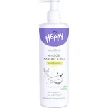 Happy sensitive mycí gel na vlasy a tělo 400ml