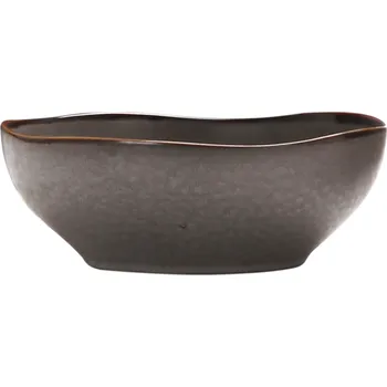 Clay Keramická polévková miska Castano 16,5 × 6 cm, šedá/hnědá