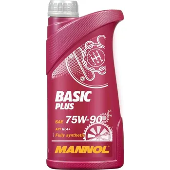 Auto-moto MANNOL BASIC PLUS 75W90 API GL4+ olej převodový syntetický 1L (75W-90) (MANNOL BASIC PLUS 75W90 API GL4+ olej převodový syntetický 1L (75W-90))