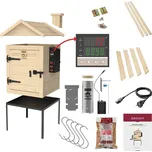 Udírna 115 L dragON Wood 60E dřevěná, s elektrickým topným modulem a ovladačem