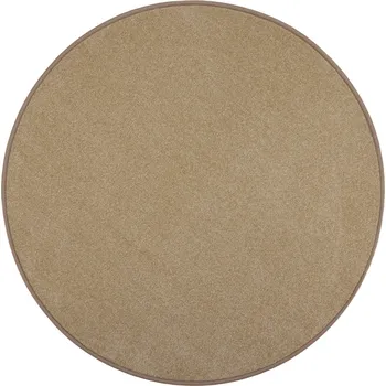Koberec AKCE: 120x120 (průměr) kruh cm Kusový koberec Eton béžový 70 kruh, béžová, kuchyně, Vopi - 1 rok na vrácení + DOPRAVA ZDARMA k Vám i zpět