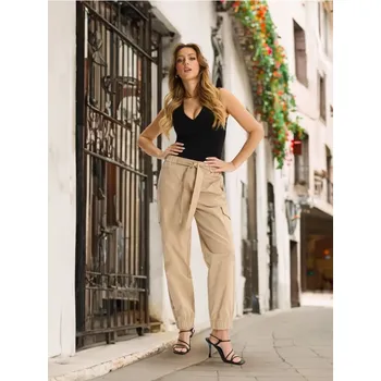 Dámské kalhoty Sinsay - Kalhoty joggers - krémová - 1175Z-12X - 1175Z-12X-XXS-2