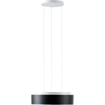 OSMONT ERIS LEC3 závěsné skleněné svítidlo bílá / černá IP40 3000/4000 K 34W LED - OSMONT OS ERI71361