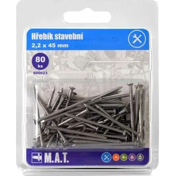 Hřebík hřebík stavební 45x2,2mm (80ks)