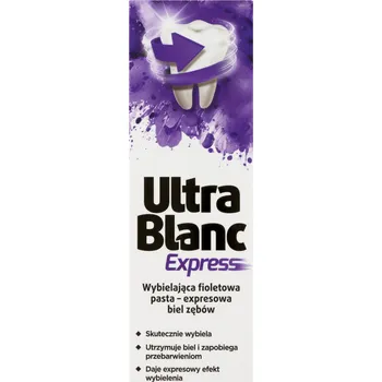Dentální hygiena Ultrablanc Express bělící fialová zubní pasta 75 ml