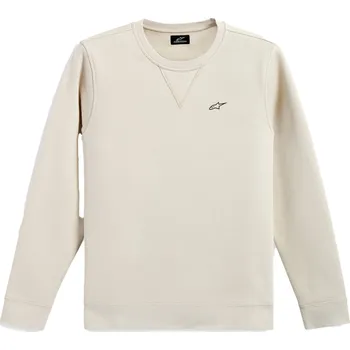 Pánská mikina Mikina Alpinestars Positive Crew bílá off white L