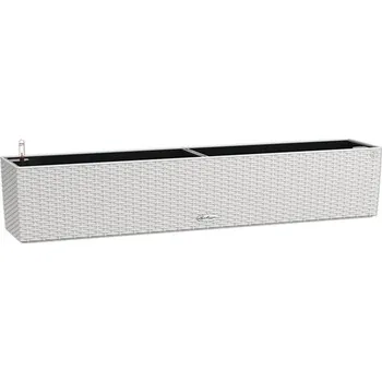 Truhlík Samozavlažovací truhlík Lechuza Balconera Cottage plast 99 x 19 x 19 cm světle šedý včetně zavlažovacího systému, ukazatele hladiny vody a vložky na rostliny