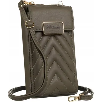 Kabelka Kabelka-peněženka z eko kůže se vzorem rybí kosti Barva: Šedá