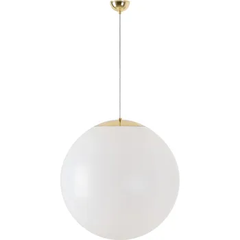 OSMONT ISIS S5 PM závěsné plastové svítidlo mosaz / bílá IP40 25W E27 - OSMONT OS ISI40032