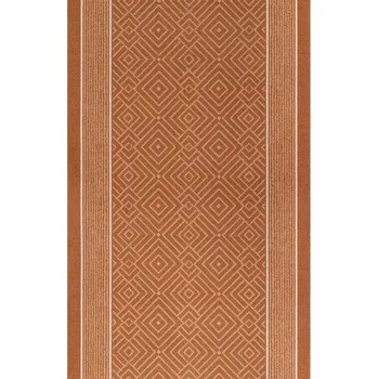 Koberec Breno Běhoun TESSERA 84 - oranžový, šíře 67 cm, Oranžová