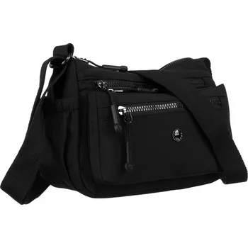 Kabelka Dámská taška přes rameno s širokým popruhem Barva: Černá