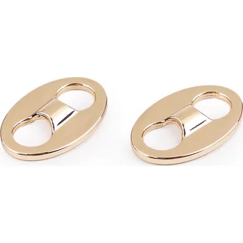 Kovová brzda na šňůru Ø8 mm, malé, 2 zlatá klasik