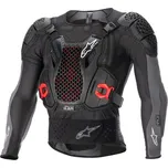 Chránič těla BIONIC PLUS 2, ALPINESTARS (černá/šedá/červená, vel. XL) ALPINESTARS M160-485-XL