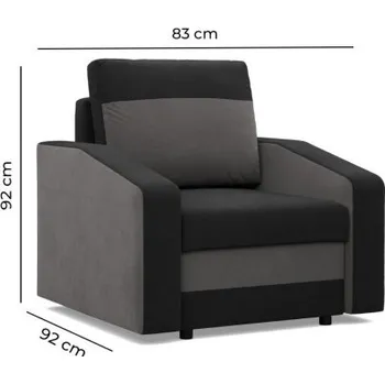 Křeslo Křeslo ORION černé / červené