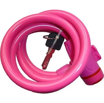 Zámek na kolo Zámek na kolo HAVEN COLOURFUL 10 x 120 UNI Růžová