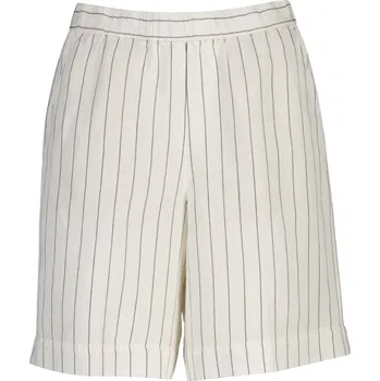 Dámské kraťasy ŠORTKY GANT STRIPED LINEN BLEND PULL ON SHORTS EGGSHELL