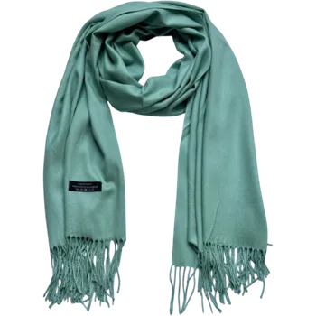 Šála Ewena Dámská kašmírová šála zelená 180 x 67 cm