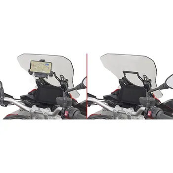 Zavazadlo na motocykl FB5619 držák navigace do kapotáže pro Piaggio MP3 HPE 400-400 Sport - 530 Exclusive (22)