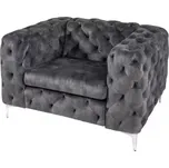 Křeslo MODERN BAROCCO tmavě šedé samet Nábytek | Obývací pokoj | Křesla | Klasická