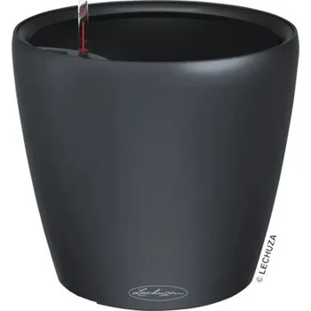 Květináč Samozavlažovací květináč Lechuza Classico Color LS Ø 43 x 39,5 cm břidlicově šedý včetně zavlažovacího systému pro zeminu