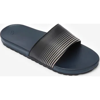 Pánské pantofle DECATHLON Pánské pantofle Slap 550 Lines 39/40 ČERNÁ|ŠEDÁ
