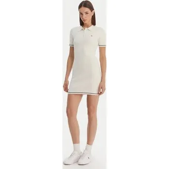 Oblečení a móda Calvin Klein Každodenní šaty Microcable LV047F323G Béžová Slim Fit M