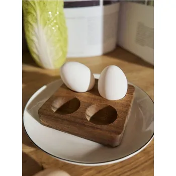 Sinsay - Dřevěný podnos na servírování vajec - béžová - 795IL-08X - 795IL-08X-ONE