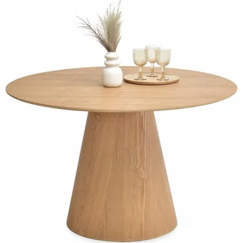Jídelní stůl Stůl kulatý Mebel-Partner 120 x 120 x 75 cm dub přírodní