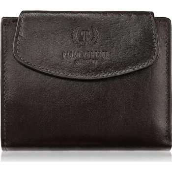 Peněženka Paolo Peruzzi hnědá kožená peněženka - dámská
