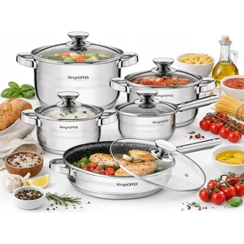 Hrnec Sada hrnců z nerezové oceli Konighoffer Soler, 10 kusů