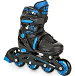 CROXER Kolečkové brusle Croxer Nollan svítící kolo LED 30/33 MODRÁ|ČERNÁ