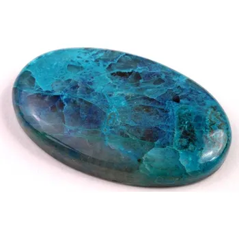 Přírodní kámen Kabošon Shattuckite č.7156 (40x25x6mm)