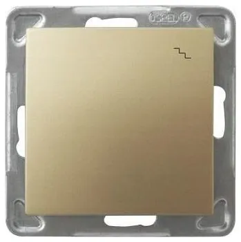 vypínač Schodišťový vypínač Klasik, Podomítkový Ospel zlatý ŁP-3Y/m/28