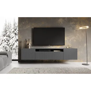 Televizní stolek ArtAdrk TV stolek NOEMI závěsný | grafit