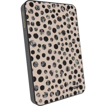 Powerbanka Picasee Powerbanka s MagSafe 5 000 mAh Šedá - Dots