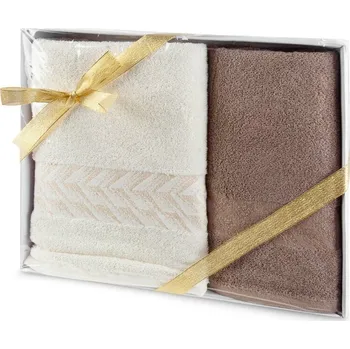 Ručník ArtFir Sada ručníků GLOW | krémová/béžová