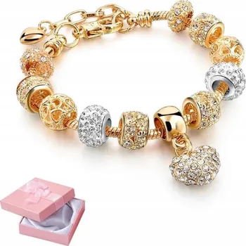 Náramek Módní náramek BT200176GD 20 cm zlatý