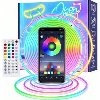 LED páska LED pásek s dálkovým ovládáním RGB 6m neonový hadice ECOLIGHT