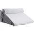 Polštář Vevor XXZKDJXXZ3JTEJVKE001V0 klínový polštář do postele 3dílný bílý/šedý 56 x 56 cm